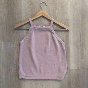 525 America sleeveless scoop neck sweater